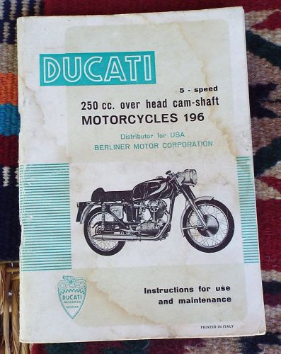 1966-ducati-250-gt-monza-mach-1-mark-iii- motocross owner's manual