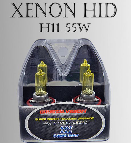 Icbeamer h11 m-box 55w pair low/ fog light xenon hid yellow replacemen mn7683
