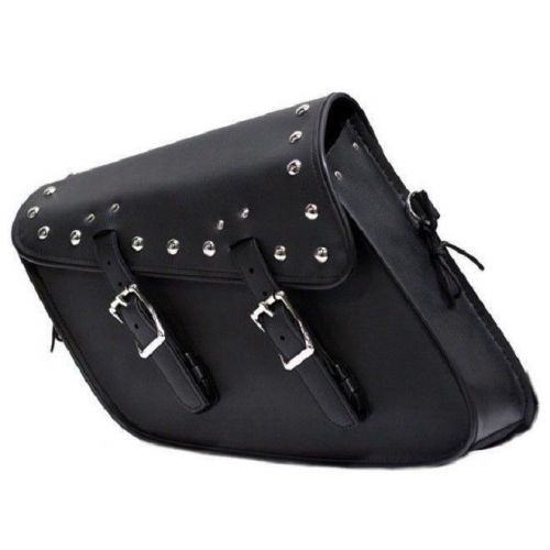 New single sided studded swing arm solo bag for harley - dd51