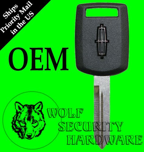 Lincoln logo oem pats electronic transponder rfid security chip key blank