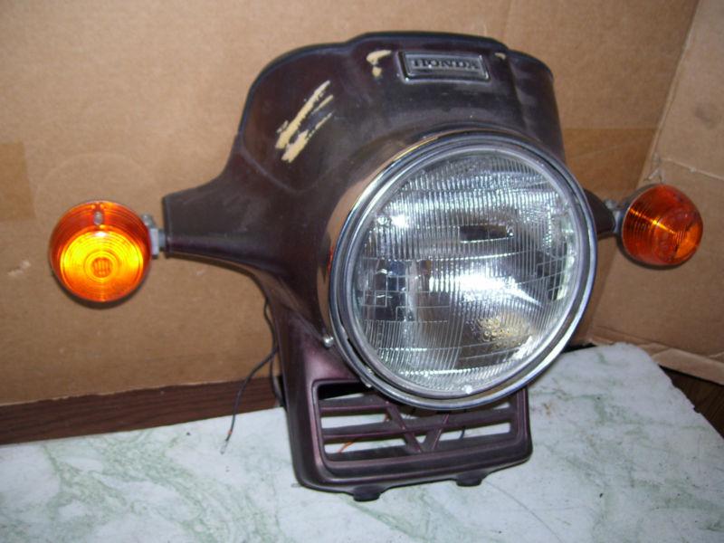 1978 / 79 honda cx500 complete front nacell, headlight, signals,gauges. bobber