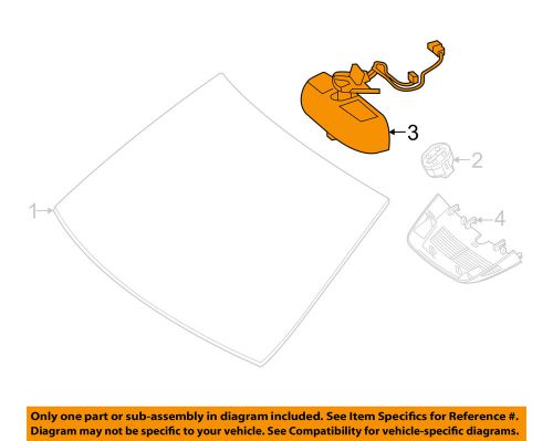 Mercedes mercedes-benz oem 12-15 ml350 rearview mirror 16681004178n84