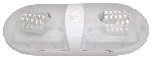 Diamond group 52430 white double led dome light