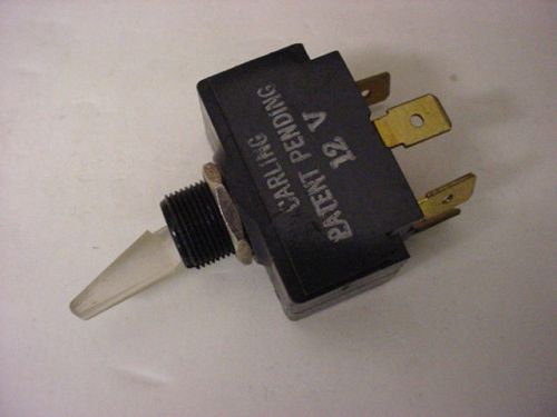 Marine~rv~lighted toggle switch~century boat~2 position 4 terminal~on off~12 v