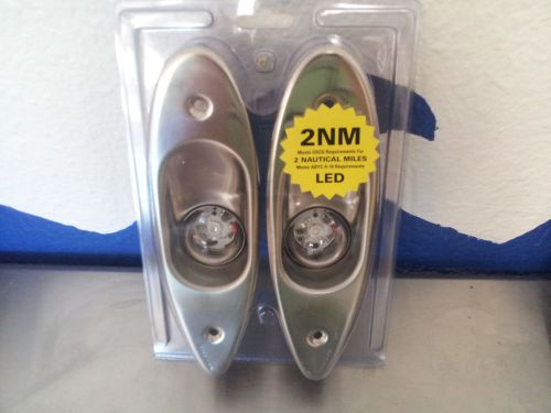 New marine led flush side mount  stainless steel bow light for boat