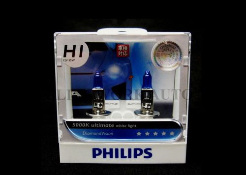 2 × new philips h1 headlight bulb 12v 5000k germany from japan oem