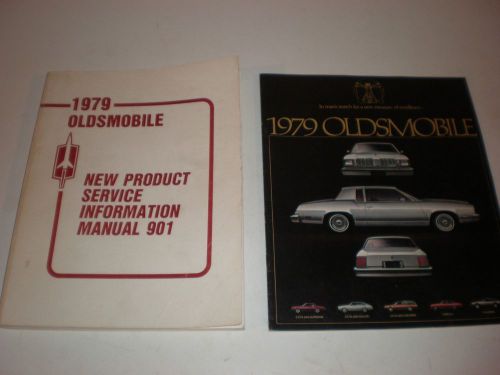 1979 oldsmobile new product factory service manual and sales book    no reserve