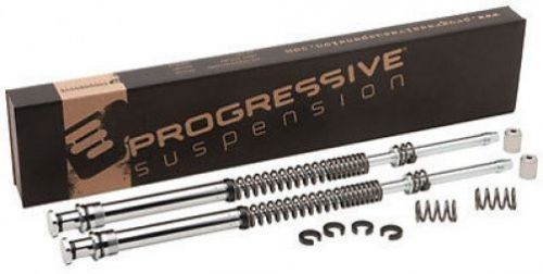 New progressive monotube fork cartridge kit harley fl lowering road/street glide