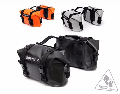Dryspec d20 waterproof motorcycle drybag saddle bag system