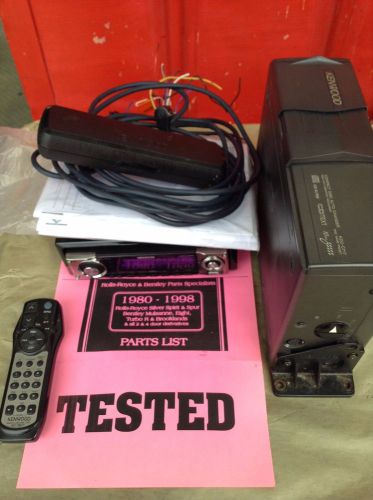 Kenwood kdc-x589 kdc-c717 bundle w/cables and remote