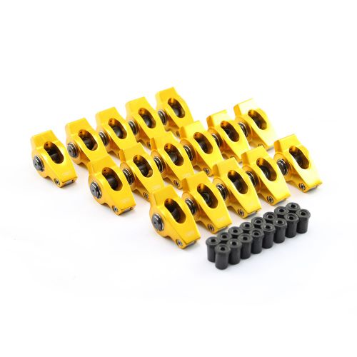 Oldsmobile 330 350 400 425 455 1.65 ratio 7/16" aluminum rocker arms w/ hardware