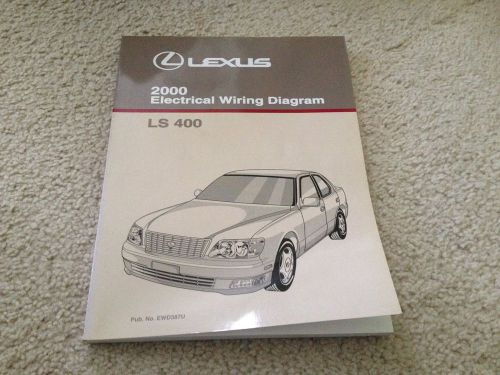 2000 lexus ls400 ls 400 electrical wiring diagram factory repair manual