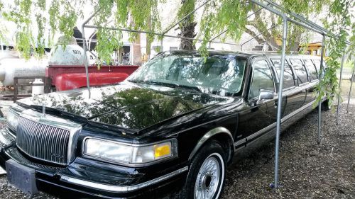 1991 lincoln town car limousine 165&#039;&#039; stretch. 2nd ac compressor / needs engine