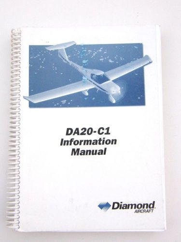 Diamond aircraft da20-c1 information manual (2004)
