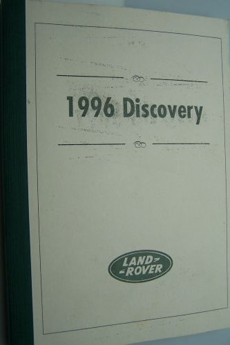 1996  land rover discovery owners manual parts service reprint new