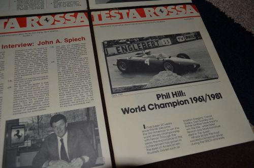 Testa rossa lot fna ferrari north america 1979 312 t4 t5 phil hill 250 500 trc