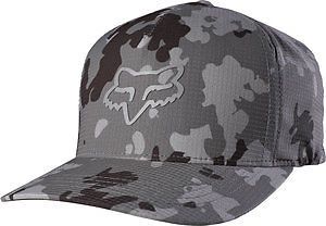 Fox racing stepped up mens flexfit hat gray lg/xl
