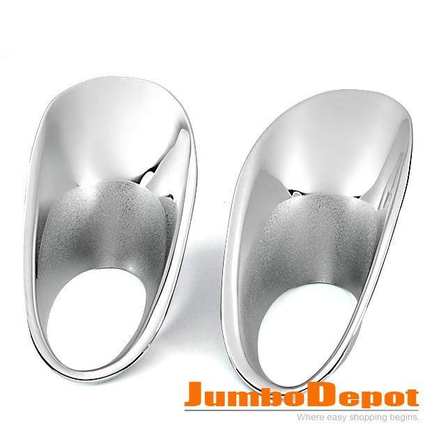 Chrome front fog light lamp cover trim new kit for honda accord 2008 09 4 doors