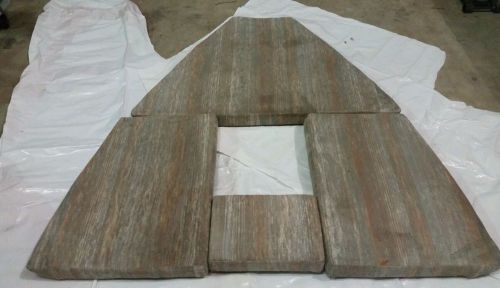 Sea ray seville 21 v-berth cushions  - full set of 4