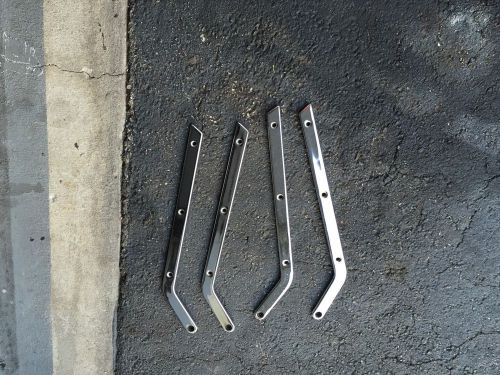 1963 original seat back hinge &#034;hockey stick&#034; complete set