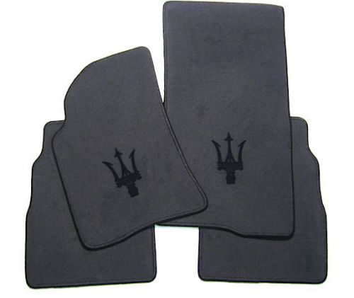 Velours mat set dark grey/black for maserati quattroporte iv