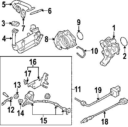 Volkswagen\audi 1k0998262ad genuine oem oxygen sensor