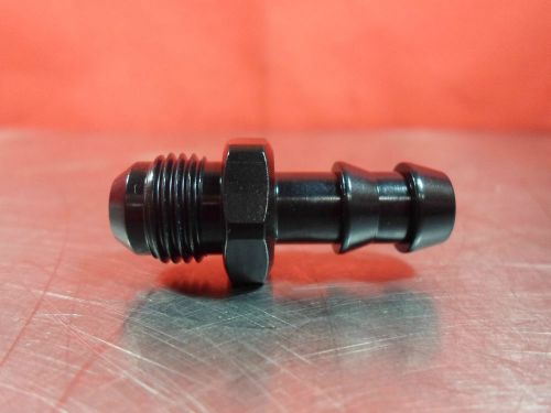 Fragola 484106 bl black aluminum 3/8 hose barb to 6an adapter #6 -6 -6an