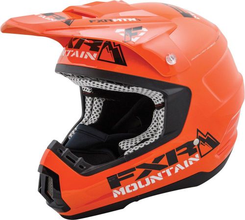 Fxr torque snowmobile snowcross orange mountain helmet- xxl/2xl -closeout - new