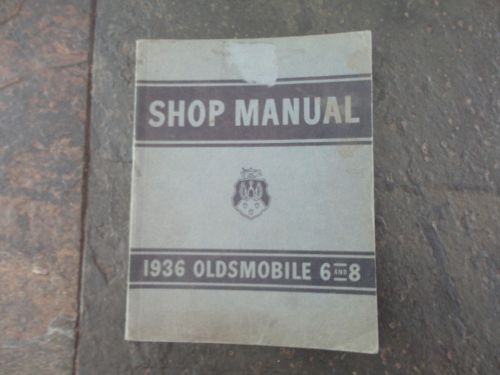 1936 oldsmobile original shop manual