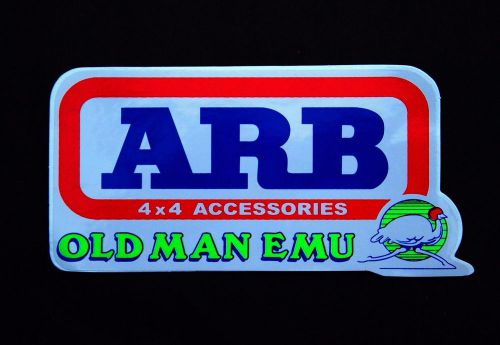 2pcs arb 4x4 old man emu stickers blue decals car off-road 4wd jeep toyota ford