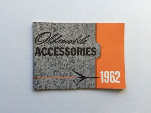 1962 oldsmobile accessories soft cover booklet
