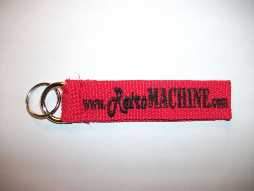 Red key chain by retro machine