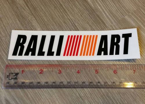 7&#039;&#039; mitsubishi sports ralliart evo rally lancer evolution jdm car stickers decal