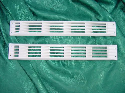 Boat bilge vent louver sea ray zebra vent bayliner rare 17-1/4" long white new