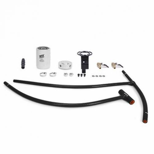 Mishimoto black anodized coolant filter kit for 2003–2007 ford 6.0l powerstroke