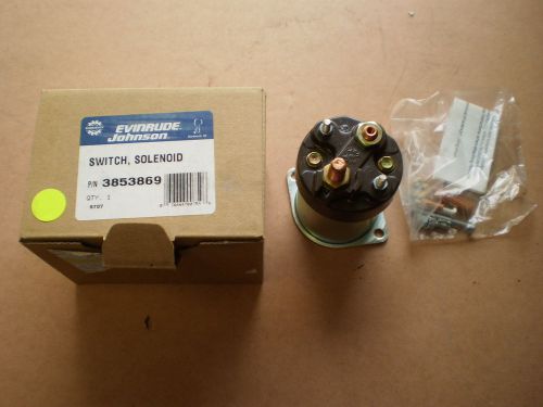 New omc evinrude johnson solenoid switch 3853869    b1