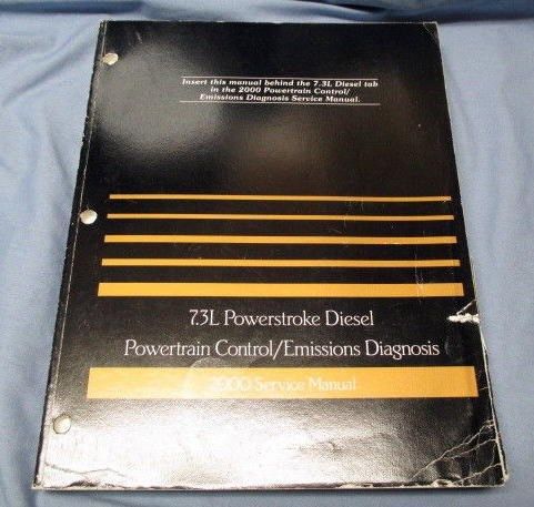 2000 ford f250hd 250 450 550 sduty powertrain control pced manual 7.3l diesel