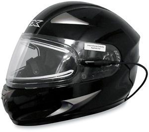 Afx fx-magnus snowmobile snocross helmet black w/ electric shield