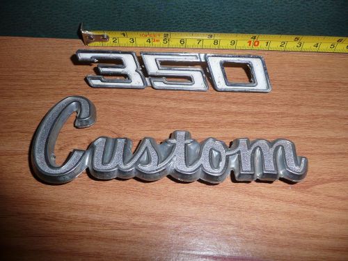 70 71 72 chevelle 350 fender emblem and &#034;custom&#034;