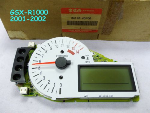 Suzuki gsx-r1000 meter assy nos gsxr1000z speedometer &amp; tachometer 34120-40f00