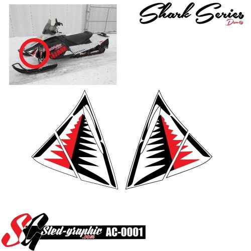 Sled wrap decal sticker graphics kit for ski-doo rev mxz snowmobile 03-07 ac0001