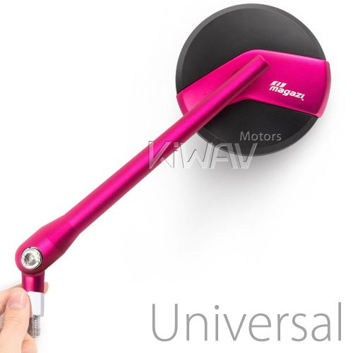 Mirror missie pink belt + stem / black for yamaha virago xv 700 750 1100