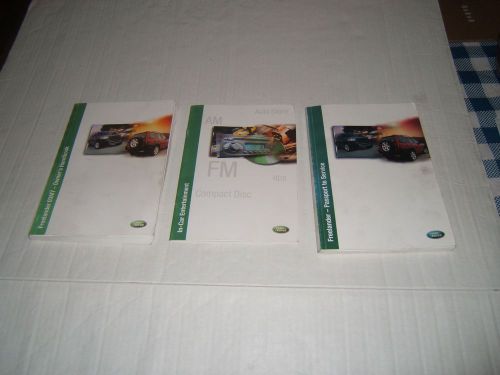 2003 land rover freelander owners manual set of 3