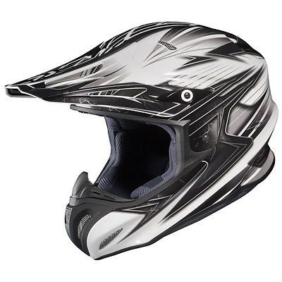 Hjc rpha-x factor mx/offroad helmet white/black/silver