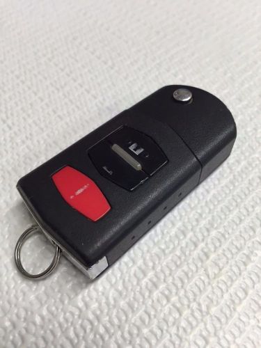Oem factory 3 button mazda flip key bgbx1t478ske125-01 flip key is cut