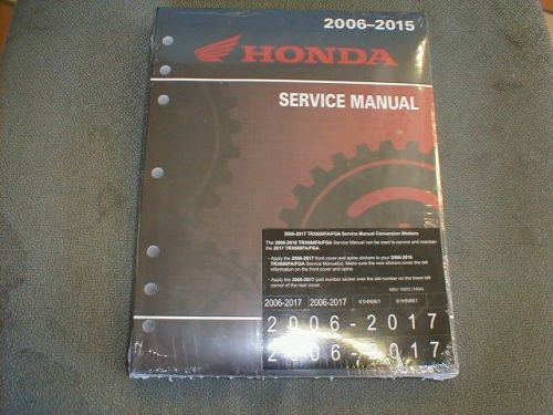 Honda trx680fa rincon 2006-2016 new oem service manual 61hn861