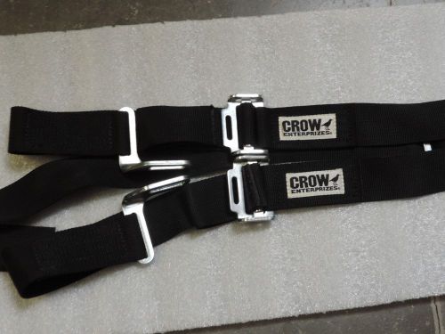 Crow 11524 2&#039;&#039; black y style belt
