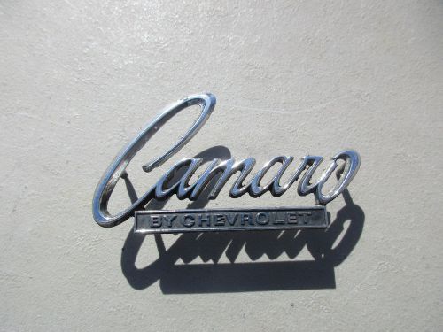 1968-69 camaro header or trunk emblem original
