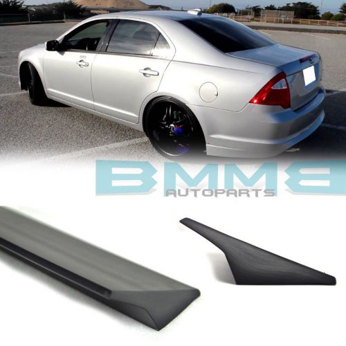 Unpainted for ford fusion se sedan 4dr vrs style roof sport spoiler wing 2012