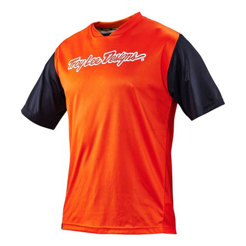Troy lee designs skyline solid mens bicycle jersey orange